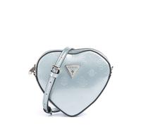 GUESS Damen Arnela Mini Heart Bag Umhängetasche, Puderblaues Logo