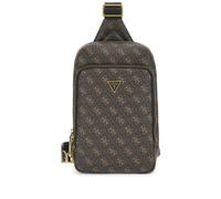 Guess Umhängetasche Milano Slingbag 4g-logo Brown Ochre