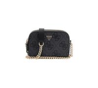 GUESS Umhängetasche Noelle II Crossbody Camera Bag Coal Logo dunkelgrau