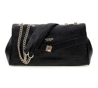 GUESS Umhängetasche Schultertasche Ella Logo Convertible Xbody Flap Black Logo schwarz