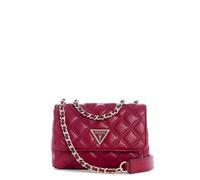 GUESS Umhängetasche Schultertasche Giully II Mini Compound Convertible Flap Bag Dark Cherry dunkelrot