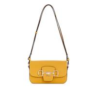 GUESS Umhängetasche Schultertasche Janie Convertible Xbody Flap Amber dunkelgelb