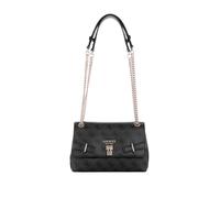 GUESS Umhängetasche Schultertasche Yesba Convertible Xbody Flap Coal Logo dunkelgrau