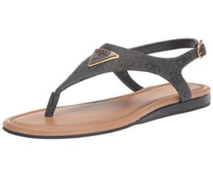GUESS Unali-Sandalen für Damen, Schwarz 001, 39 EU