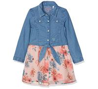 Guess Unisex Baby K71K75W7RL0 Kleid, Mehrfarbig (Flowers), 122 (Herstellergröße: 6)