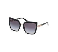 GUESS Unisex GU00160 Sunglasses, Shiny Black, 135