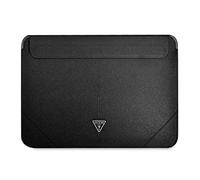 Guess Notebook-Ärmel GUCS14PSATLK Universal Saffiano Triangle Logo 13/14 Zoll Schwarz
