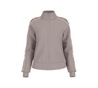 GUESS V2YQ16KB3P2 7621701791573 Damen-Sweatshirt mit Reißverschluss in Britney aus Baumwollmischung Detail Logo Tape V2YQ16KB3P2, Helles Beige, XS