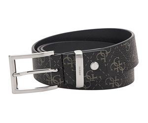 GUESS Vezzola Reversible And Adjustable Belt W90 Dark Black - kürzbar