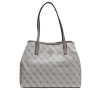 GUESS Victtoria 2 in 1 Tote Dark Taupe Logo