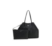 Guess Shopper Victtoria Large 2-in-1 Eco 4G-Logo mit herausnehmbarer Tasche Coal