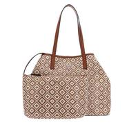 GUESS Vikky II Large Tote Cognac