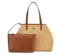 GUESS Vikky II Two In One Tote Bag L Natural / Cognac