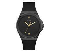 Guess Vinyl Herren Schwarz Uhr GW0790G2 Einheitsgröße