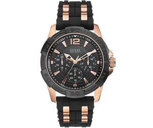 Guess W0366G3 Analoge Herrenuhr aus Edelstahl Einheitsgröße