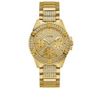 Guess Damen Armbanduhr Lady Frontier mit goldfarbenem Edelstahlarmband, 5 Bar, Gehäusedurchmesser: 40 mm, W1156L2