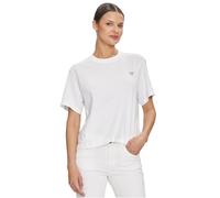 Guess Jeans Bianco Baumwolle Damen T-Shirt L