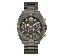 Guess Herren Uhr Armbanduhr Chronograph TRACTION GW0800G2 Edelstahl