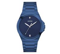 GUESS Herren Uhr Armbanduhr Vinyl GW0833G1 Edelstahl