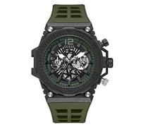 GUESS Damen analog Quarz Uhr mit Silikon Armband GW0325G2