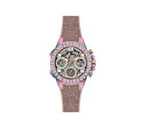 GUESS Watches Ladies Bombshell Damen Uhr analog Quarzwerk mit Silikon Armband GW0313L4