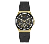 Guess Watches Ladies Glaze Damen-Armbanduhr Analog Quarz mit Lederarmband GW0753L4