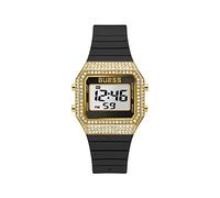 GUESS Watches Ladies Zoom Damen Uhr digital Quarzwerk mit Edelstahl vergoldet Armband GW0430L2