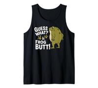Guess What Frog Butt Funny Frogs Costume Adult Tank Top