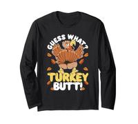 Guess What? Truthahnbutt! Lustiges Abendessen zum Erntedankfest Langarmshirt