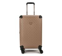 Guess Wilder 4 Rollen Trolley 64 cm mit Dehnfalte braun