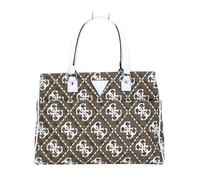 GUESS Wilder Shopper Tote White Multi
