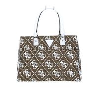 GUESS Wilder Shopper Tote White Multi