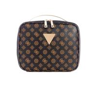 GUESS Wilder Travel Cosmetic Organizer Case Brown