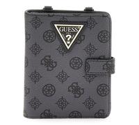 GUESS Wilder Travel Passport Holder Charcoal