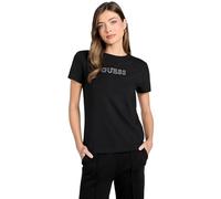 Guess Activewear T-Shirt mit Label-Detail Modell 'BRIANA' in Black, Größe XS