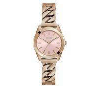 GUESS Damenuhr, 32 mm, Roségoldfarben/Roségoldfarben/Rosa, Classic
