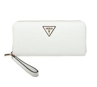 GUESS Women Laurel SLG Large Zip Around Bag, White