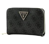Guess Women Laurel SLG MEDIUM Zip Around Wallet, Coal Logo