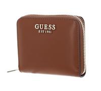 GUESS Women Laurel SLG SMALL Zip Around Bag, Cognac