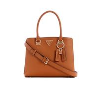 GUESS Women Noelle Girlfriend Satchel Bag, Leichter Cognac