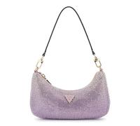 GUESS Women ZALINA MINI TOP Zip Shldr Hand Bag, Silber/schwarz