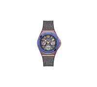 Guess Women's 40mm Watch - Multi-Color Strap Multi Dial Iridescent Case