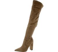 GUESS Women's Abetter Over-The-Knee Boot, Cognac Suede 210, 37 EU