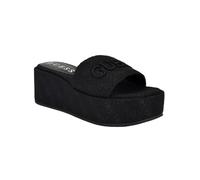 GUESS Women's Bintai Sandal, Black Logo 001, 35 EU