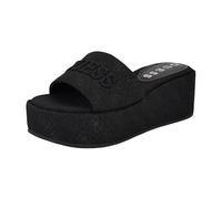 GUESS Women's Bintai Sandal, Black Logo 001, 39 EU