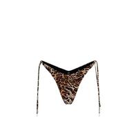 Guess Women's Drawstring Side Tie V Shape Bikini Bottoms