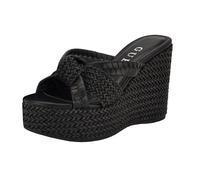 Guess Women's Eveh Wedge Sandal, Schwarz 001, 36 EU