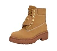 Guess Women's Leavey Ankle Boot, Medium Natural 101, 37.5 EU