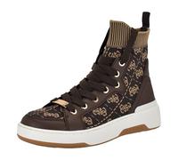 Guess Women's Mannen Sneaker, Medium Brown Logo 213, 39.5 EU