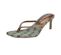 GUESS Women's Mayan Heeled Sandal, Bronze 750, 35 EU